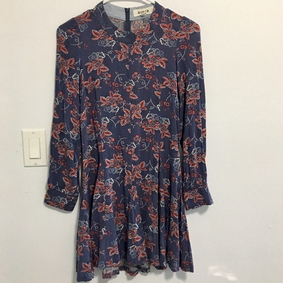 Urban Outfitters Ryder Label Retro Floral Dress - Picture 2 of 8